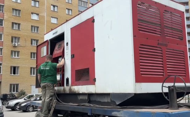 Восстановление электричества на Солотчинском шоссе, 2