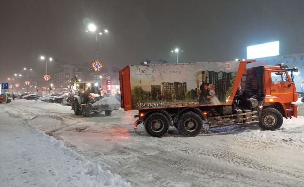 Уборка снега наперекор всему 